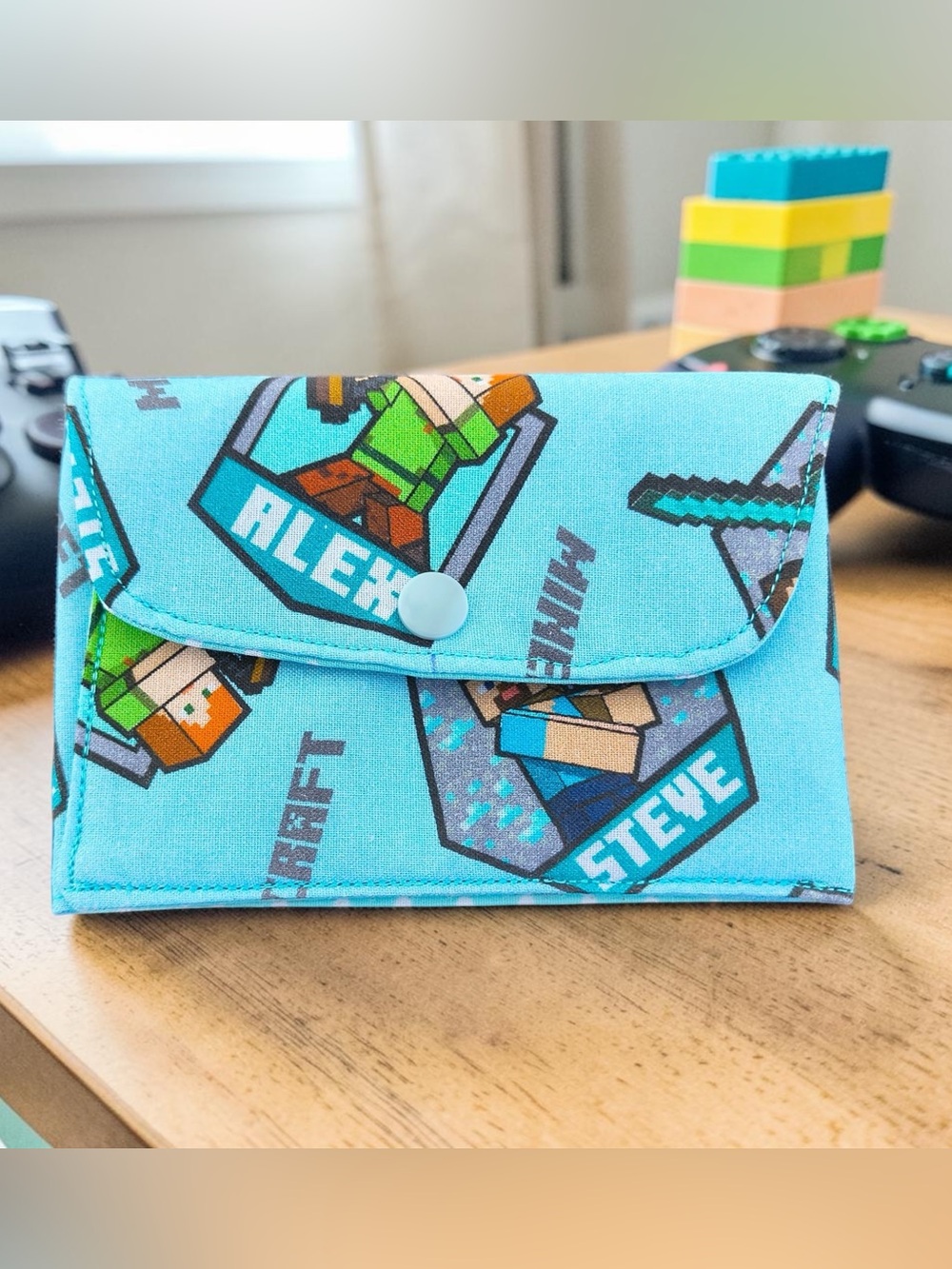 Minecraft Kids Wallet Gift Card Holder New Handmade by Darling Darce